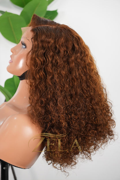 ZL005: 5x5 Lace Water Wave Wig - P4/30 | 18 Inches