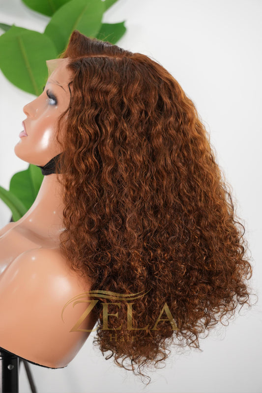 ZL005: 5x5 Lace Water Wave Wig - P4/30 | 18 Inches